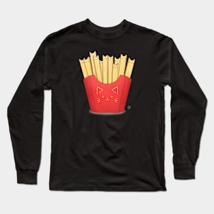 French Fries Kittens Long Sleeve T-Shirt